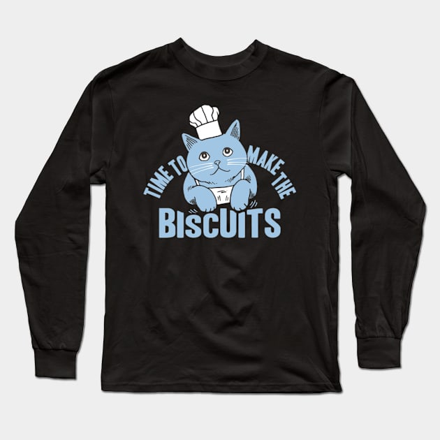 Cat chef Long Sleeve T-Shirt by joshsmith